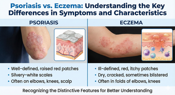 Psoriasis vs. Eczema: Understanding the Critical Differences for Better Skincare